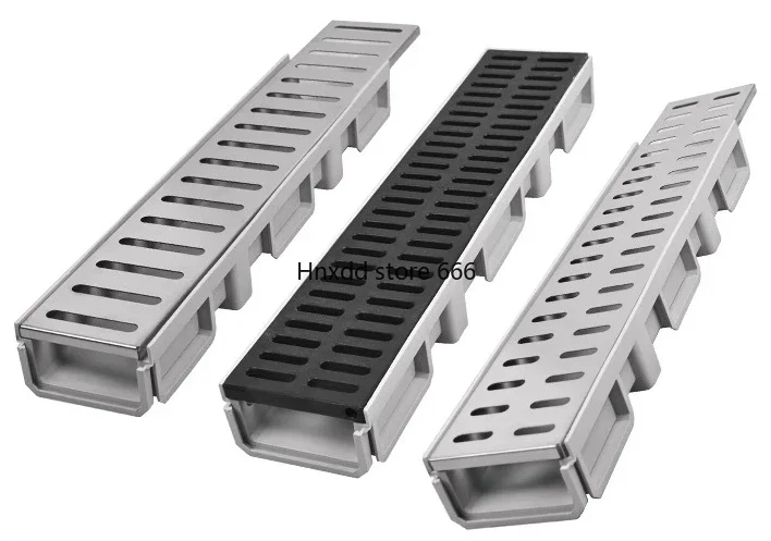 Полимерный дренажный канализационный канализатор с U-образным пазом