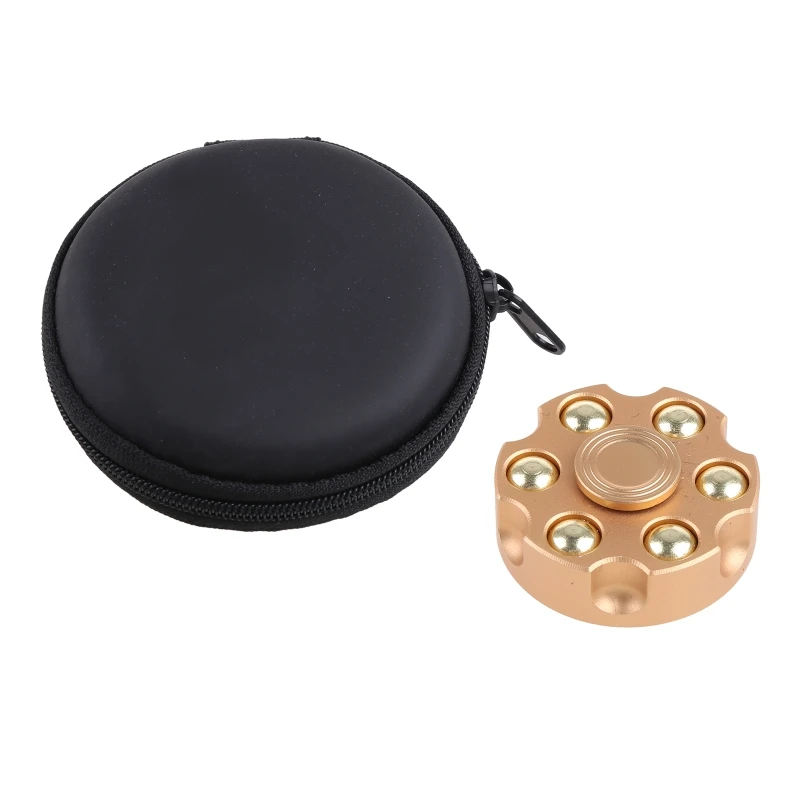 

1PC Rotary Hand Spinner Interactive Stress Relief Gyro Novelty Toy Sensory Spinner Mini Gyro Orbiting Ring