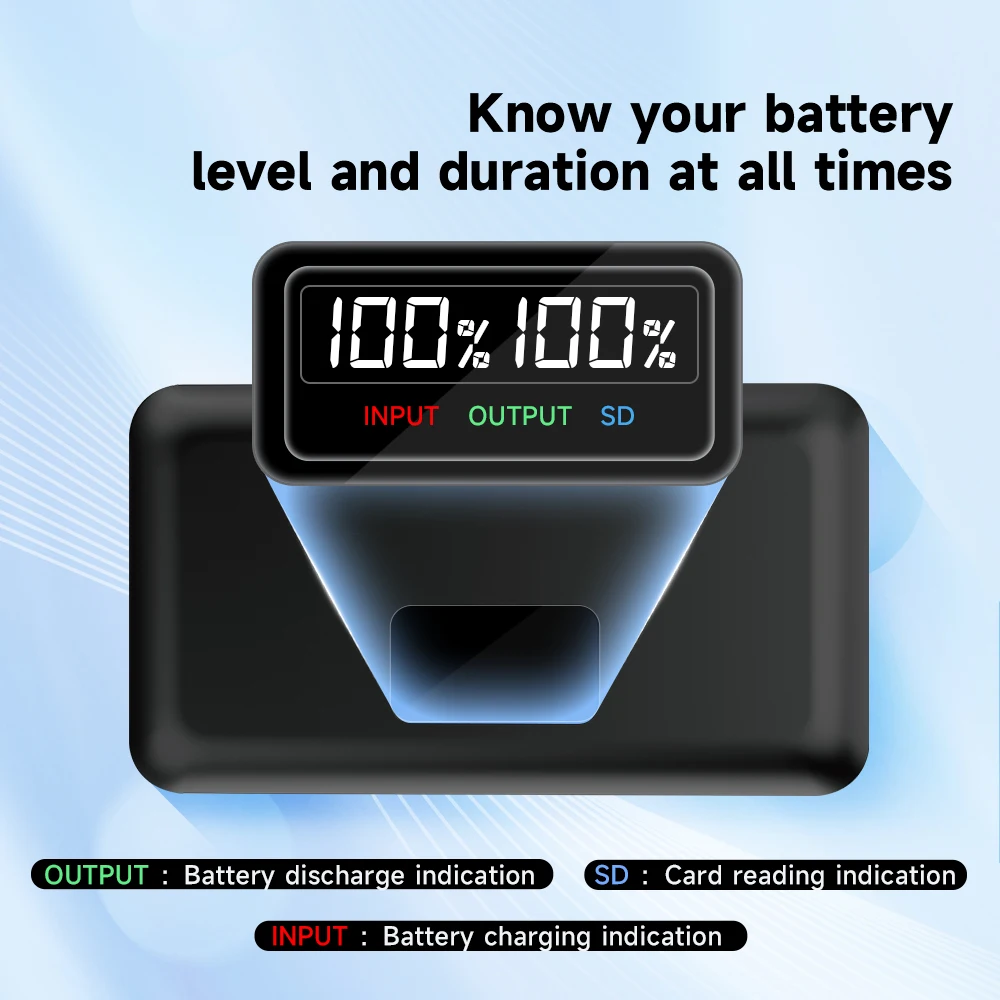 Фото Аккумулятор 2550mAh NP-W235 USB-C NP W235 + двойное зарядное устройство LCD USB для камеры Fujifilm X-T4 X-T5 GFX 100S GFX 50S II VG-XT4 X-S20 X-H2 №3