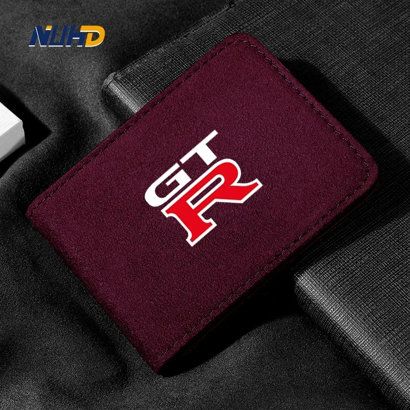 Замшевая сумка для водительского удостоверения держатель карт кошелек Женский