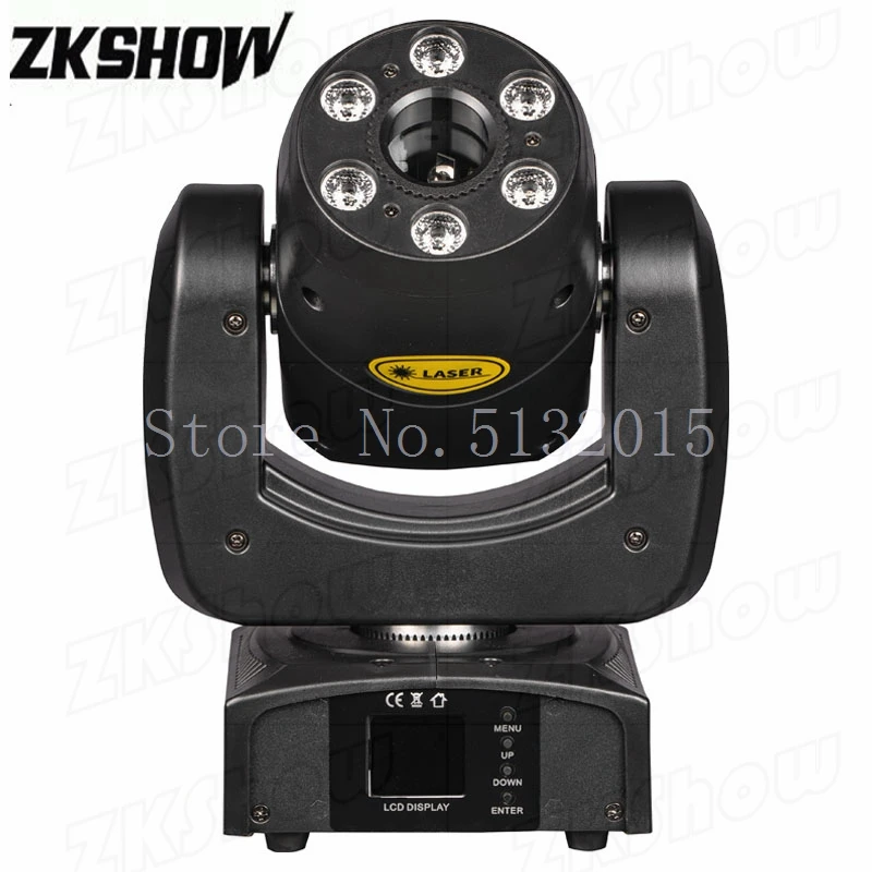 6*10 Вт RGBW моющийся с 3 Вт/2 Вт/1 искусственный анимационный лазер для KTV музыкальная