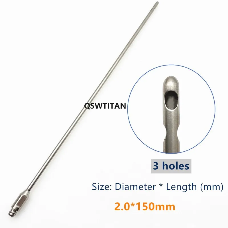 

Три отверстия канюля для липосакции QSWTITAN