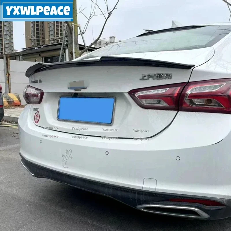 Фото Спойлер в стиле M4 для Chevrolet Malibu XL 2016-2022, ABS-пластик, задний спойлер на багажник, аксессуары для тюнинга кузова №4