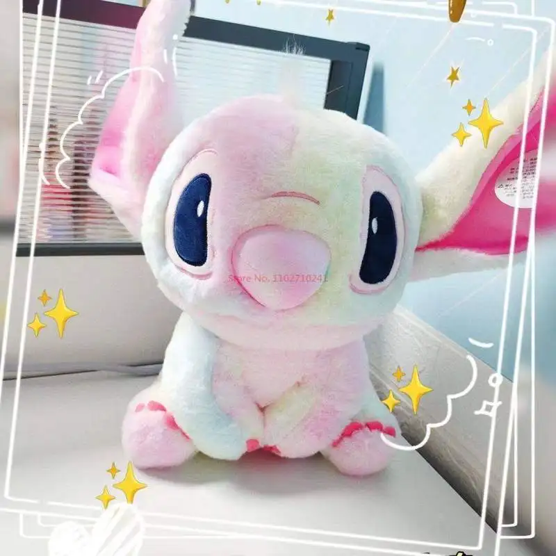 

Игрушка плюшевая «Лило и Стич» розовая, 30 см