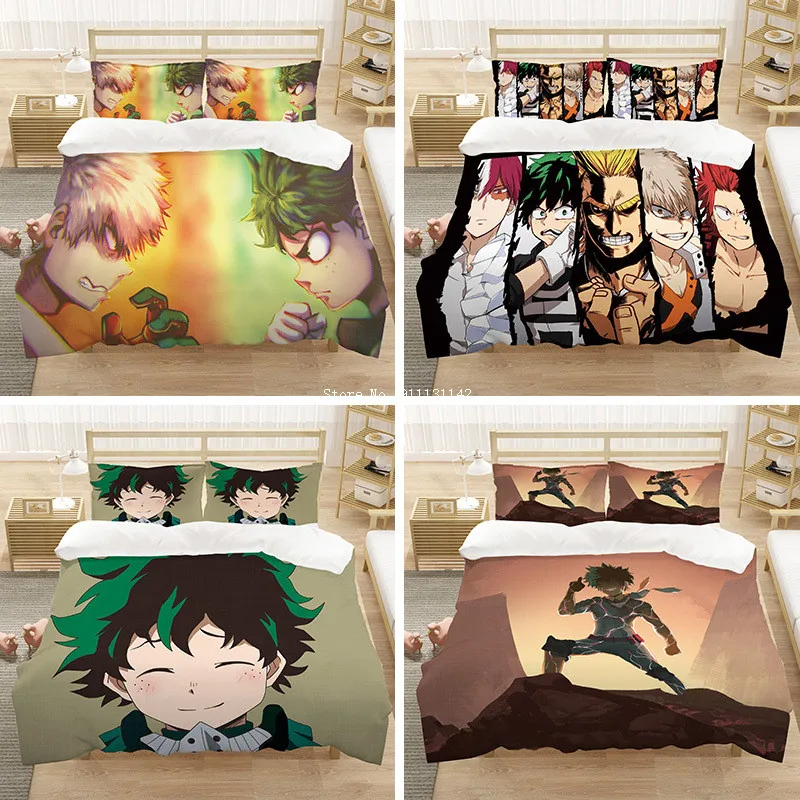 

Набор постельного белья с 3D-принтом в виде героев японской манги