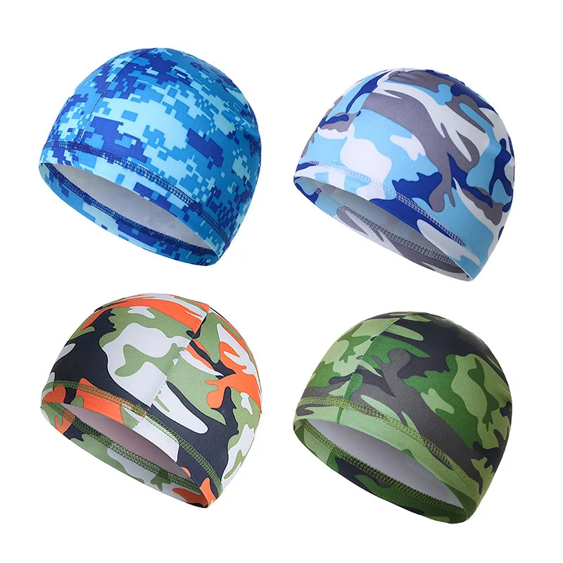 

Summer Helmet Liner Breathable Quick Drying Sport Beanie Men Women Running Riding Bandana Headscarf Scarf Hat Hood Headband