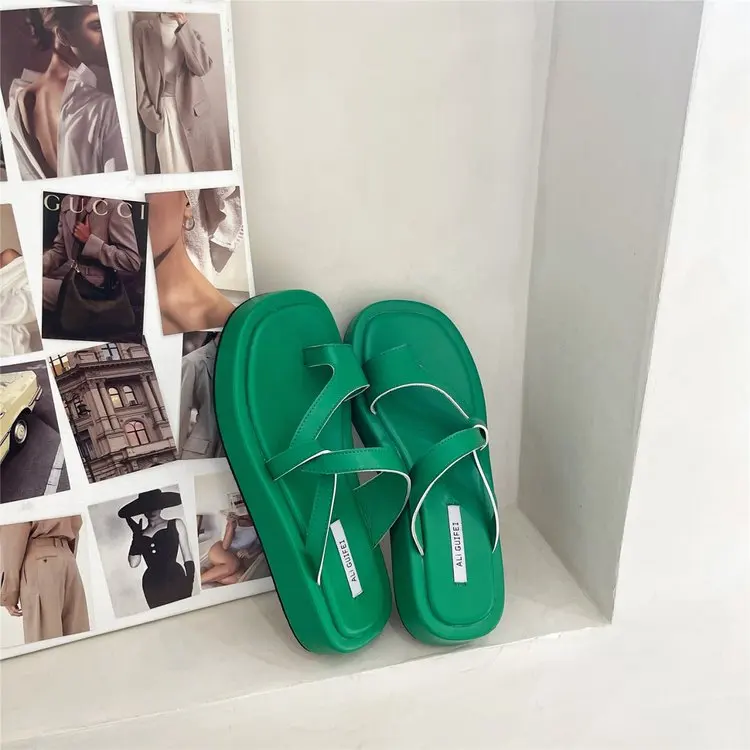

2022 Women Slippers Flip Flops Shoes Summer Female Sandals Woman Flat with Slides Fashion for Ladies Slippers Outside Shose