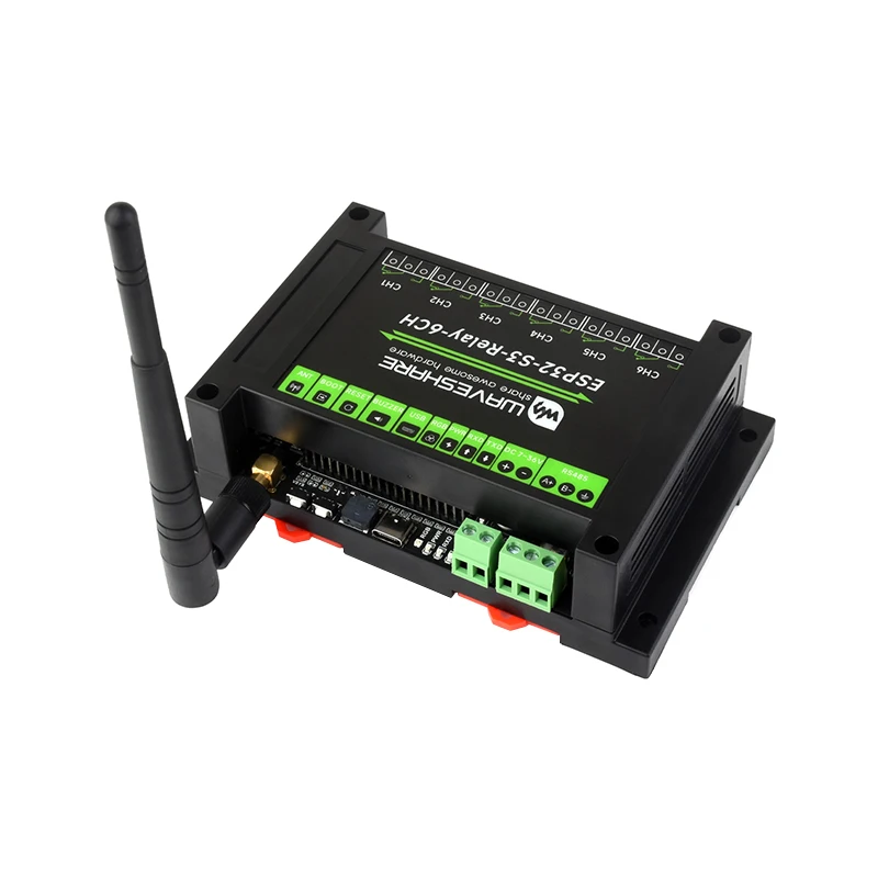 Промышленный 6-канальный модуль реле Wi-Fi ESP32-S3 IOT WiFi Bluetooth RS485 Управление
