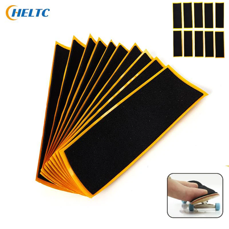 Неразрезанная лента для захвата пальца, черная, деревянная, 10 шт.