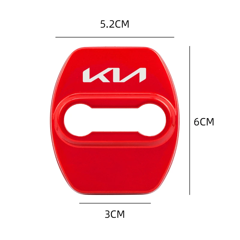4 шт. защитный чехол для автомобильного дверного замка KIA Picanto K3 K5 K7 Rio Ceed Sportage Seltos