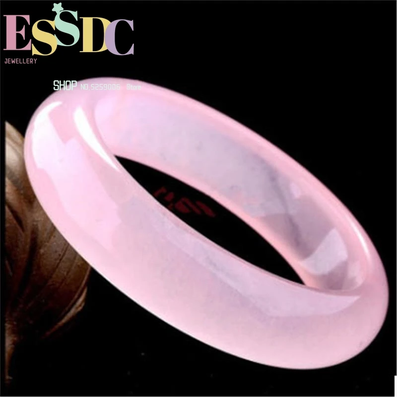 

Natural Pink Chinese Jade Bracelet Bangle Jewellery Fashion Accessories Woman Lucky Amulet 54-64mm