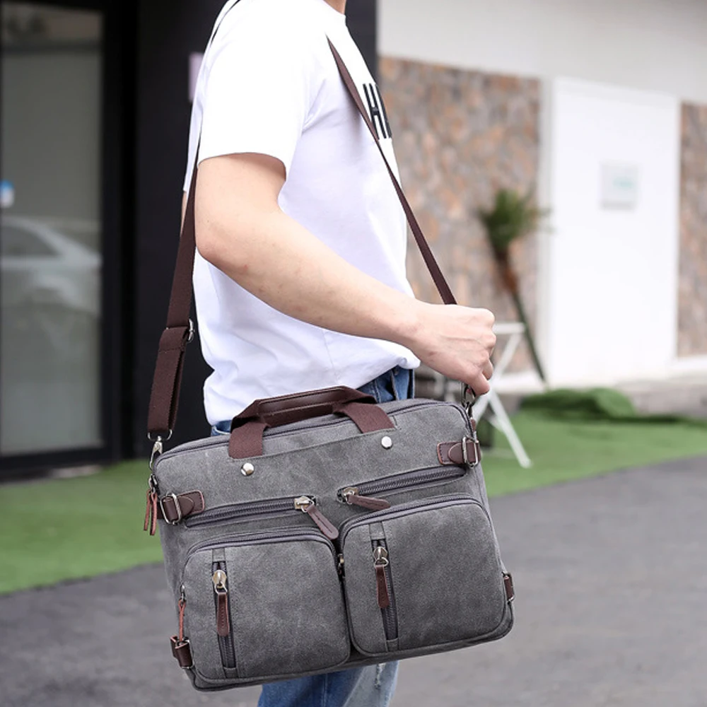 Рисунок 4 - Мужской Холщовый кожаный портфель