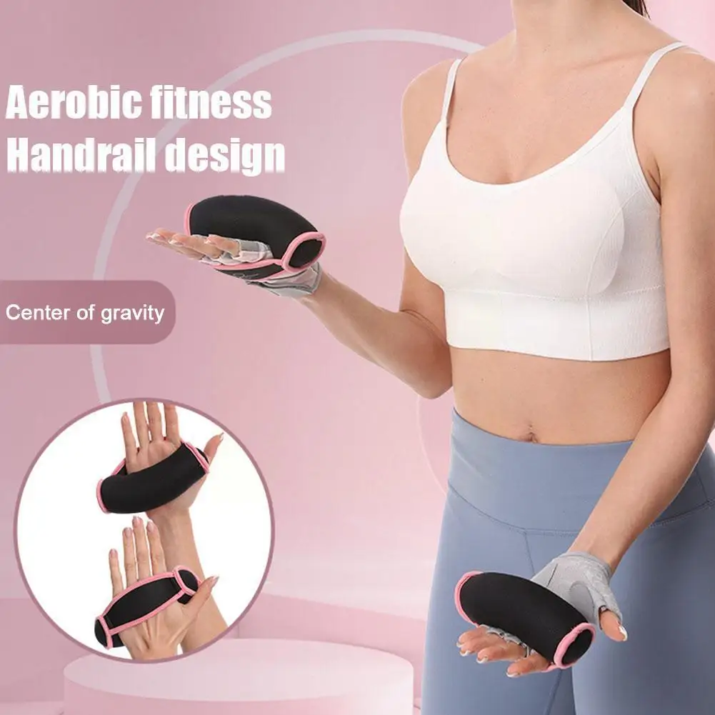 

1 Pairs Sandbag Dumbbells 1LB/2LB Running Weight-bearing Hand Hold Sandbag for Yoga Fitness Training Dance Jump Small Dumbb A9S9