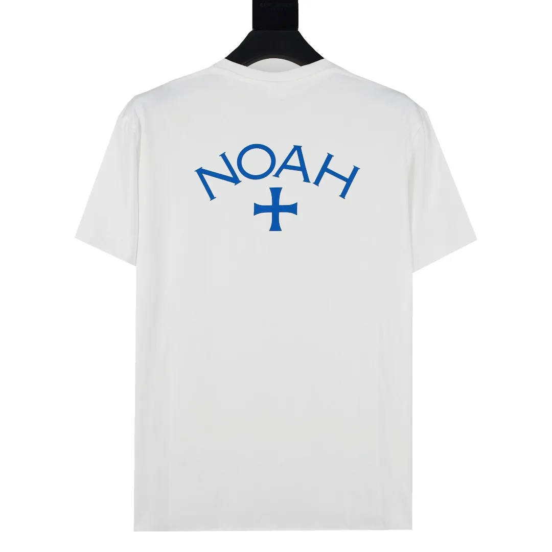 

2022ss Top Quality NOAH Cross Logo Tee Men Women Couple 100% Cotton T-shirt Hip Hop High Street Oversize T Shirt