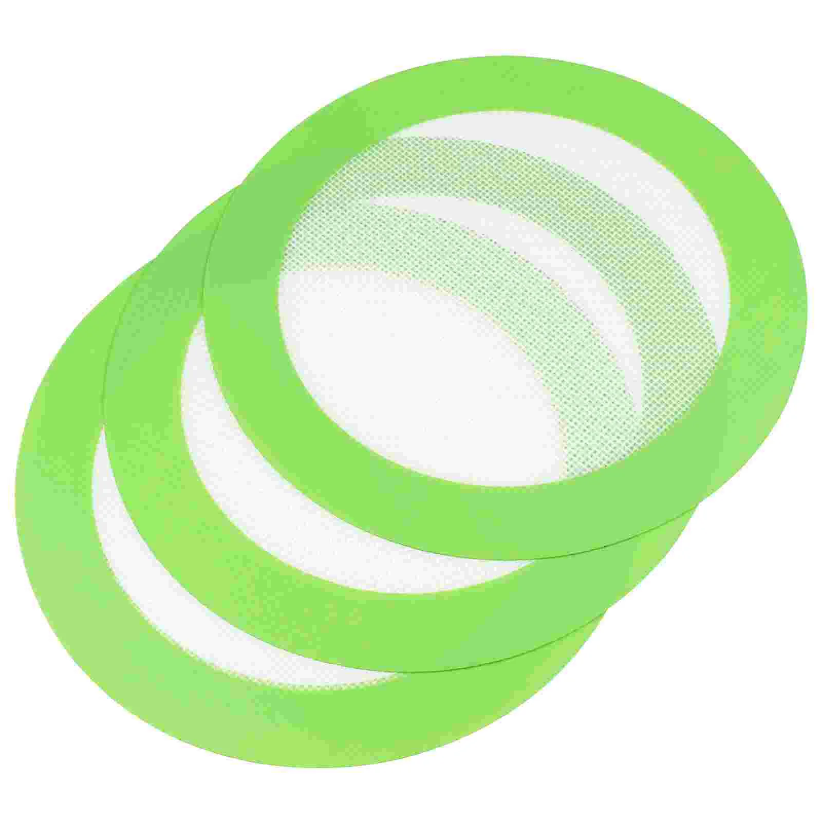 

Silicone Mat Baking Round Mats Sheet Liner Pizza Pan Kitchen Liners Pastry Cake Dough Fryer Air Steaming Bread Mesh Oven