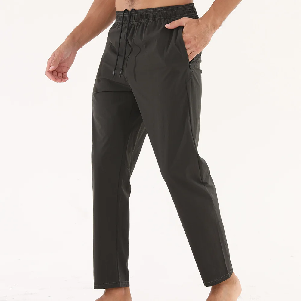 Мужские брюки спортивные штаны дышащие весенние с эластичной резинкой на талии