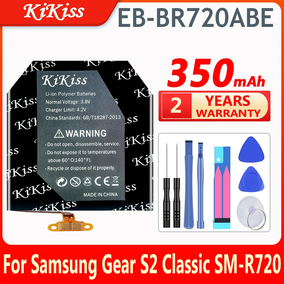

Сменный аккумулятор 350 мА · ч для смарт-часов Samsung Gear S2 classic EB-BR720ABE, R720, R732