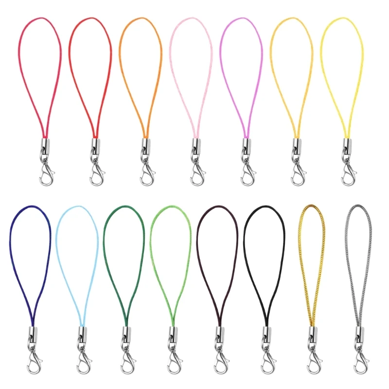 

Convenient Mobile Lanyard Phone Chain with Carabiner Alloy Phone Lanyard Great for Hanging Keys Phones MP3 Players Dropship