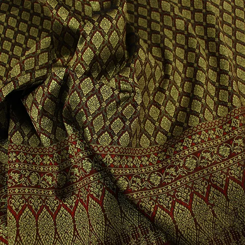 CN1039 Этническая Юго-Восточная Азия Таиланд Бирма дай стильная женская Жаккардовая юбка ткань Сделай Сам Швейные материалы полиэстер Одежда