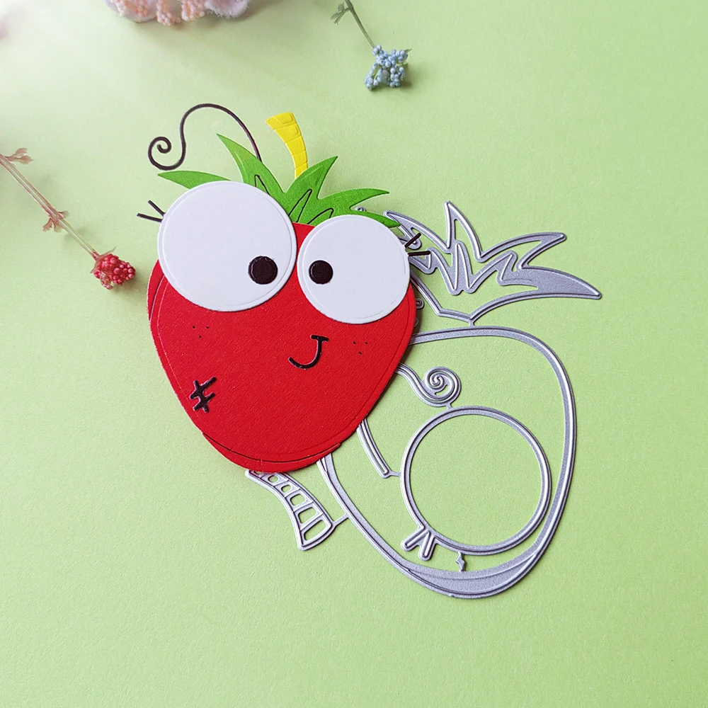 

New beautiful fruit and strawberry cutting dies scrapbook decoration embossed photo album decoration card making DIY crafts