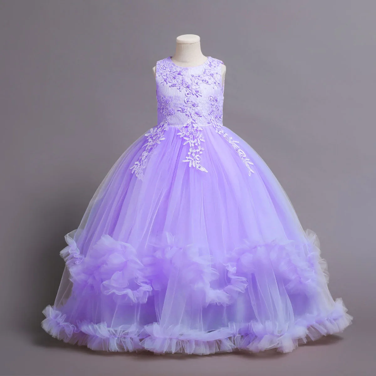 Кружевное цветочное платье Shiny Toddler для девочки