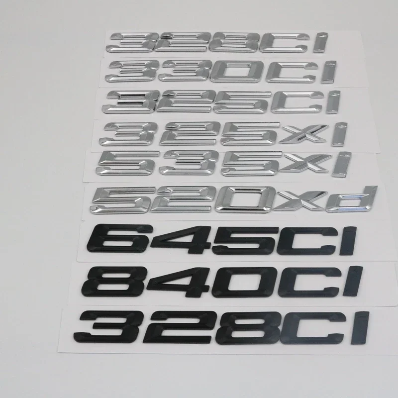 

Для 320ci 328ci 330ci 325ci 325xi 535xi 520xi 528xi 530xi 520xd 330xd 335is 645ci 840ci 320si эмблема заднего багажника значок буквы