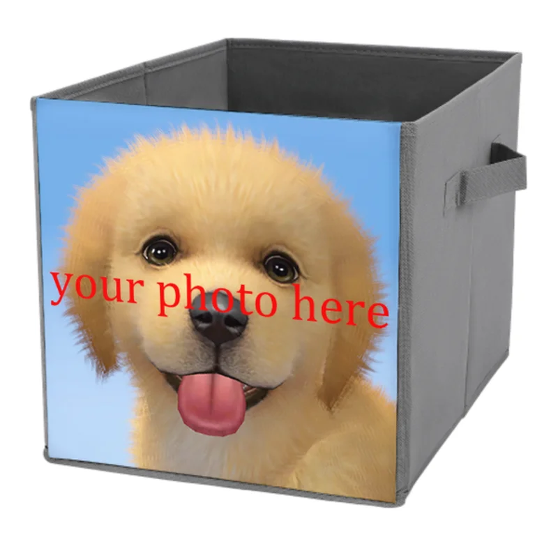 

Customized DIY Folding Storage Box Closet Cubes Bins Organizer Kid Toy Storage Bins Offices for Storage Organization
