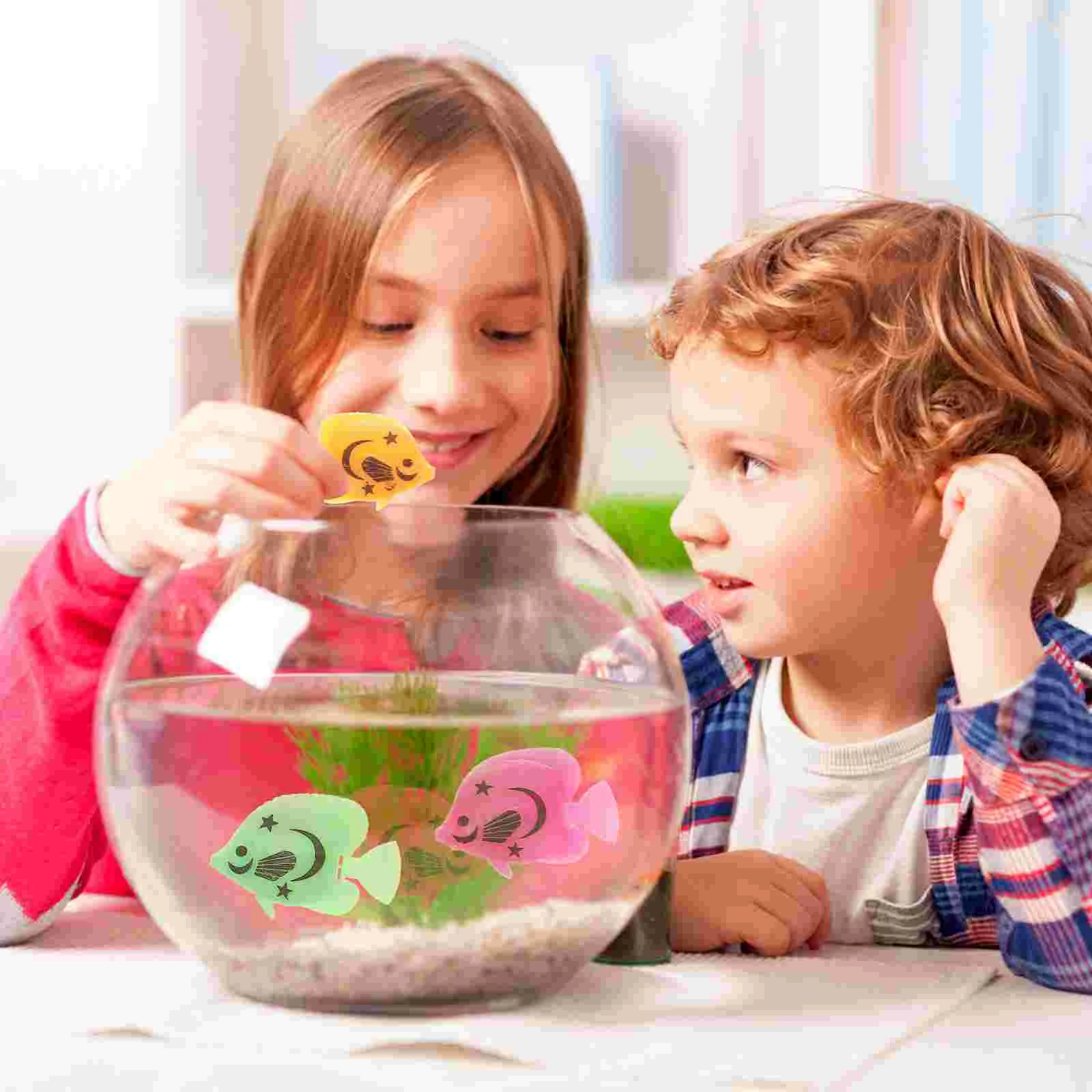 24 шт. имитация пластиковой рыбы миниатюрная модель тропической фигурка игрушки