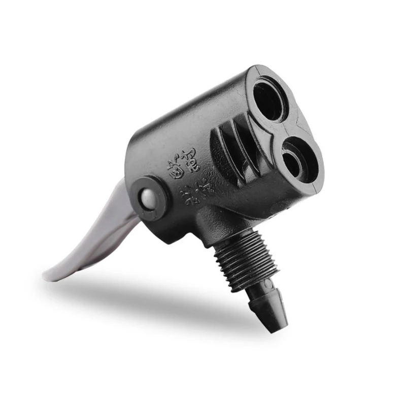 

1PC Bicycle Pump Nozzle Hose Adapter Dual Head Pumping Parts Service Accessories F/V Service A/V Schrader/Presta Valve Converter