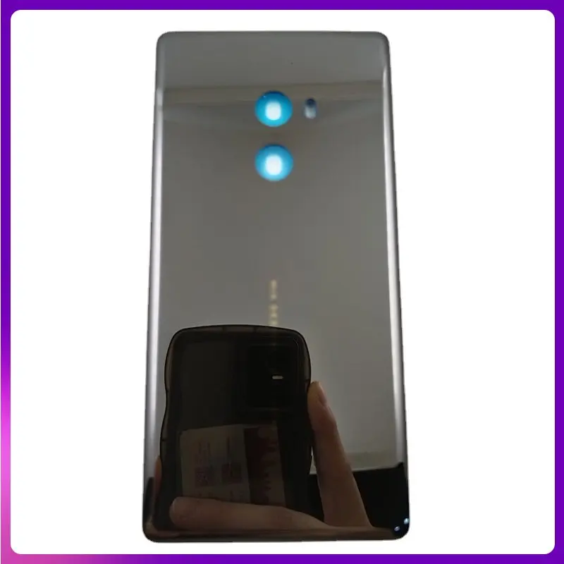 

Оригинальная Крышка батарейного отсека для Xiaomi Mi Mix, Задняя стеклянная панель, задняя крышка корпуса, запасные части