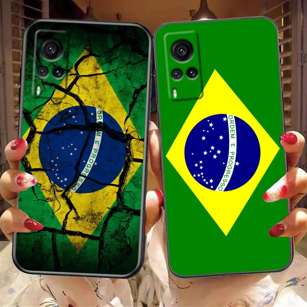 

Funda Case For VIVO X90 X80 X70 X60 X50 X27 X23 X21 X20 Plus V27 V25 V23 V23E V21 V21E V20 SE V19 V17 Pro 5G Case Flag Of Brazil