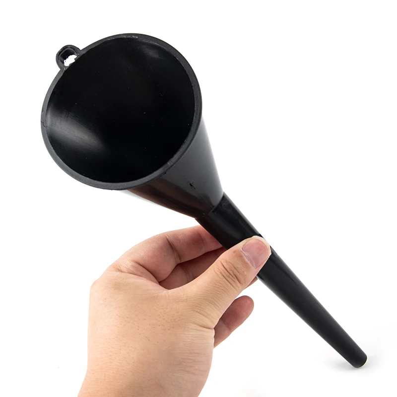 

1PC 10.43'' Car Refueling Multi-Function Plastic Long Neck Oil Funnel for All Automotive Oil Black
