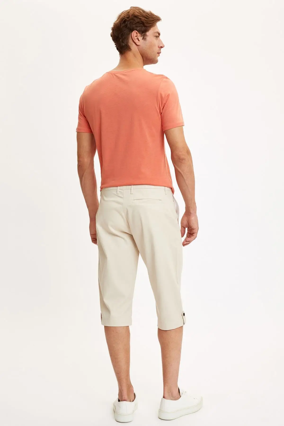 

Men's Shorts Men's Summer Shorts Men's Regular Fit Raw cotton Capri pants Shorts