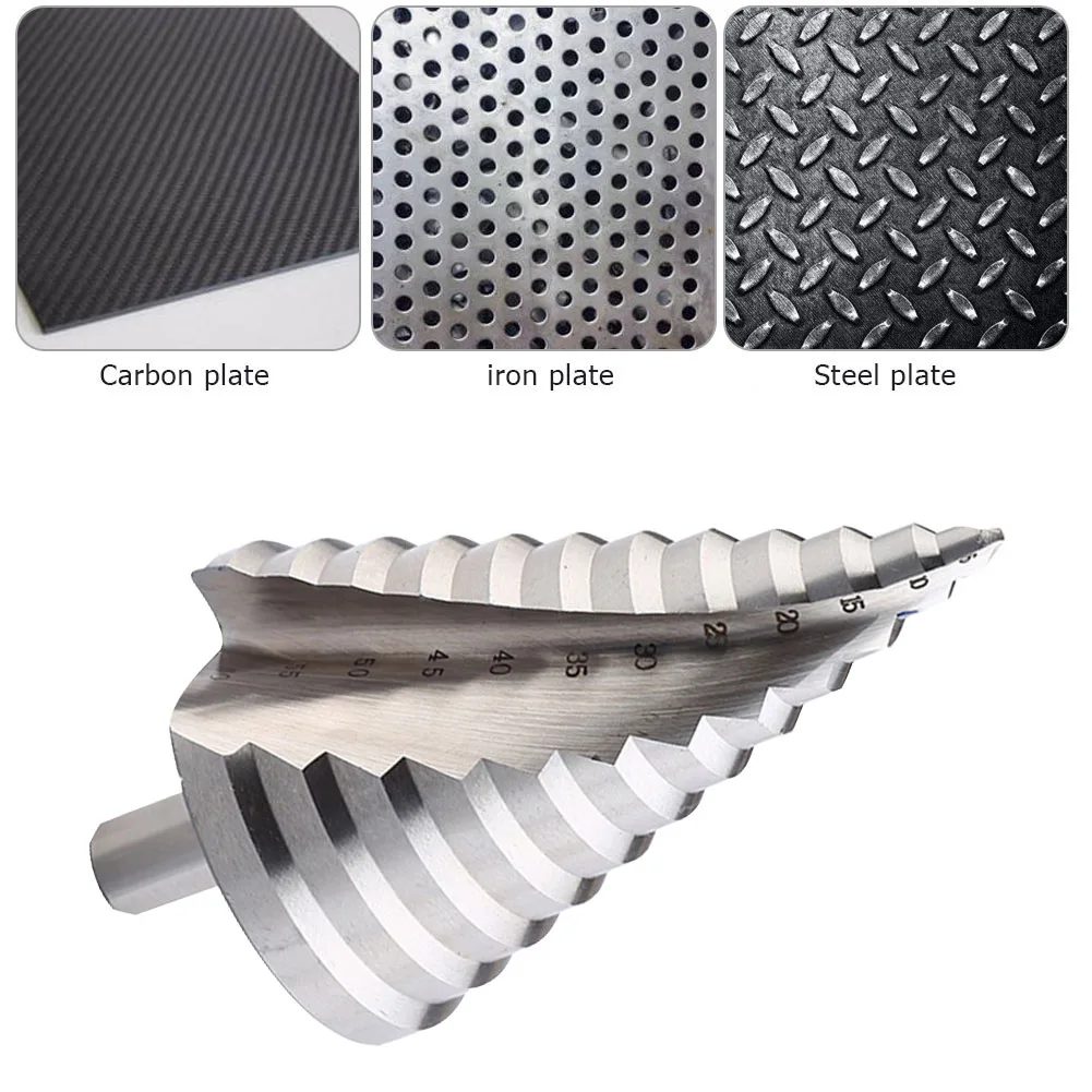 

Ступенчатое сверло, многофункциональная спиральная пагода, 6-60 мм