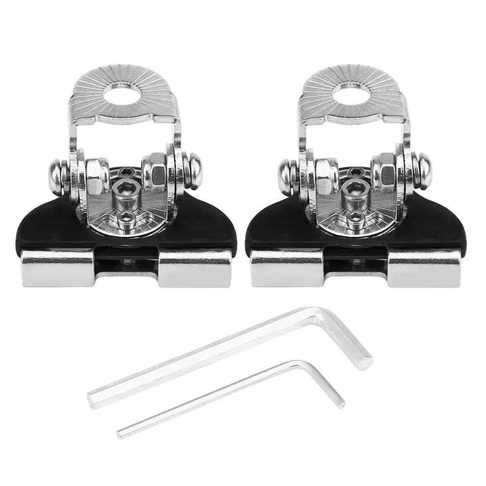

2Pcs Universal Hood Mount Led Light Bar Mounting Brackets Adjustable Clamp Pillar Holder Led Work Light Bar Stainless Steel Hood