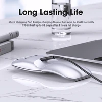 Wireless Bluetooth Mouses Adjustable 1600 DPI Optical Foldable Mouse Rechargeable Ergonomic Computer Gaming Mouse For Laptop