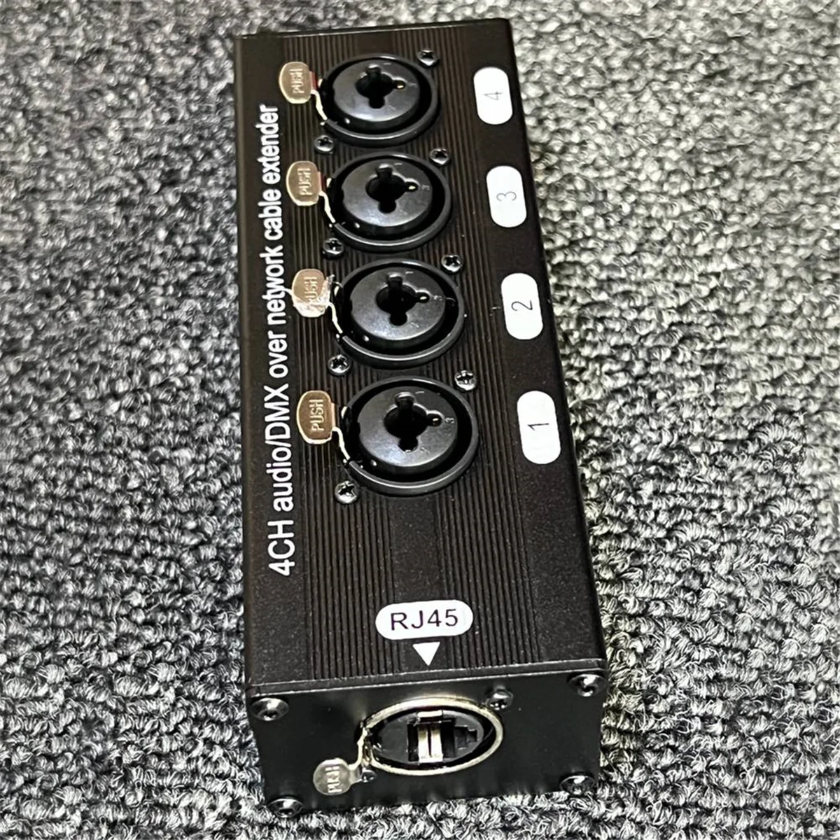 1 пара 4-канальных 3-контактных удлинителей аудиокабелей XLR или 6 3 мм с разъемом