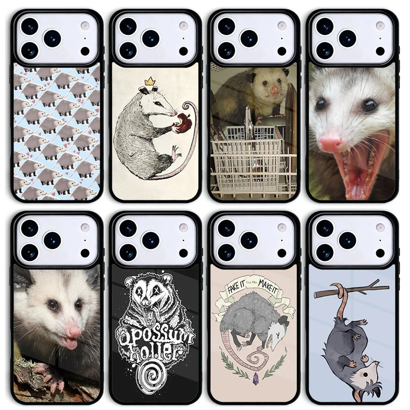 Мягкий чехол-бампер для мобильного телефона Dishwasher Possum Cute для iPhone 17 AIR 16 Pro Max 15 14 13 12 11 (art.: 3920da01f3365) - 3920da01f3365