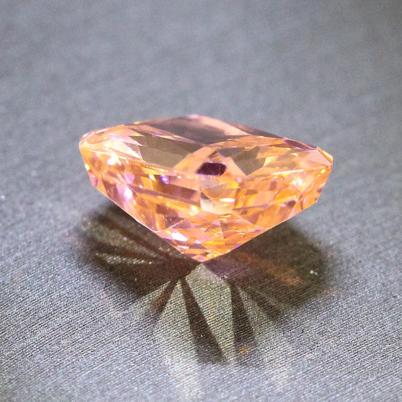 Redean Papalacha Голый Камень Прямоугольный Ледяной Цветок Огранки Сапфировый Порошок