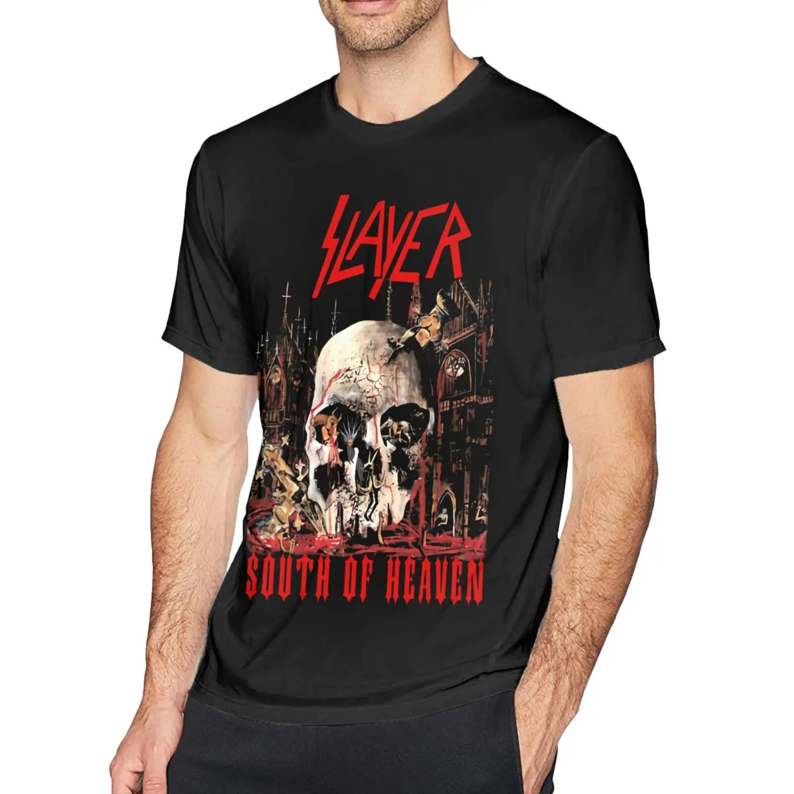 

Футболка мужская оверсайз с принтом «Slayer»