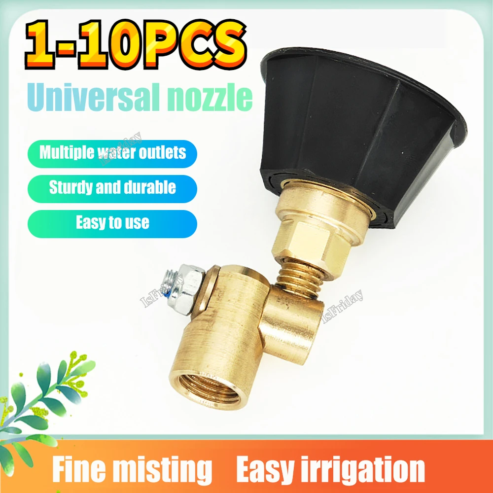 

1-10PCS High Pressure Pesticide Sprayer Nozzle Watering Irrigation Air Vortex Spray Nozzle Agricultural Gardening Pest Control