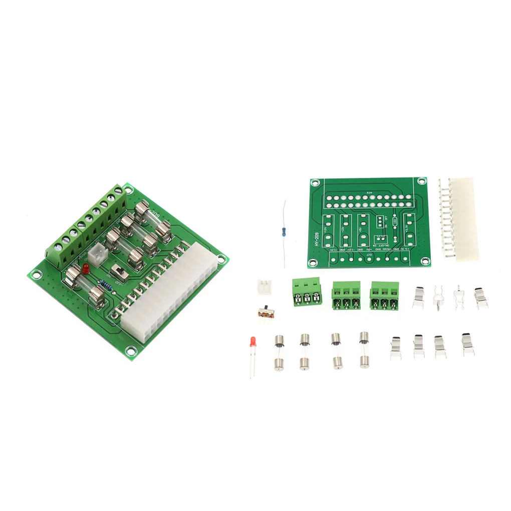 

24 20Pin ATX Power Adapter Board Desktop Computer Supply Wiring Professional Computers Module Finished Product