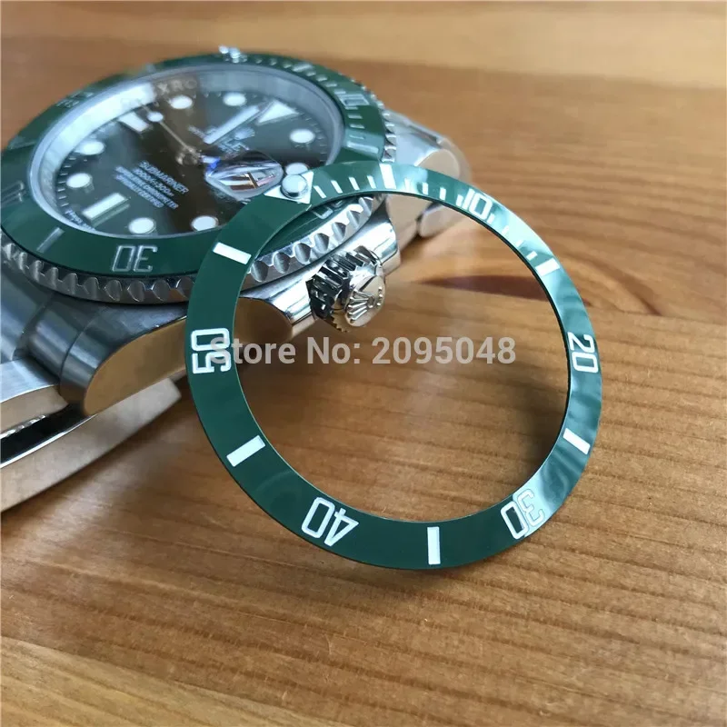 Керамическая вставка безеля 38 мм для часов Rolex Sunmariner 116610 116613 114060 (art.: 3920ccf0dde70) - 3920ccf0dde70