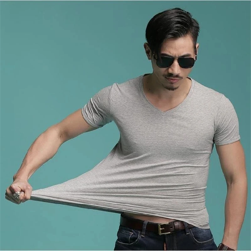 

2023 new MEN T shirt 2022 Men New Summer Men's Short-Sleeved T-shirt Printed Round Neck Loose T-shirt grey