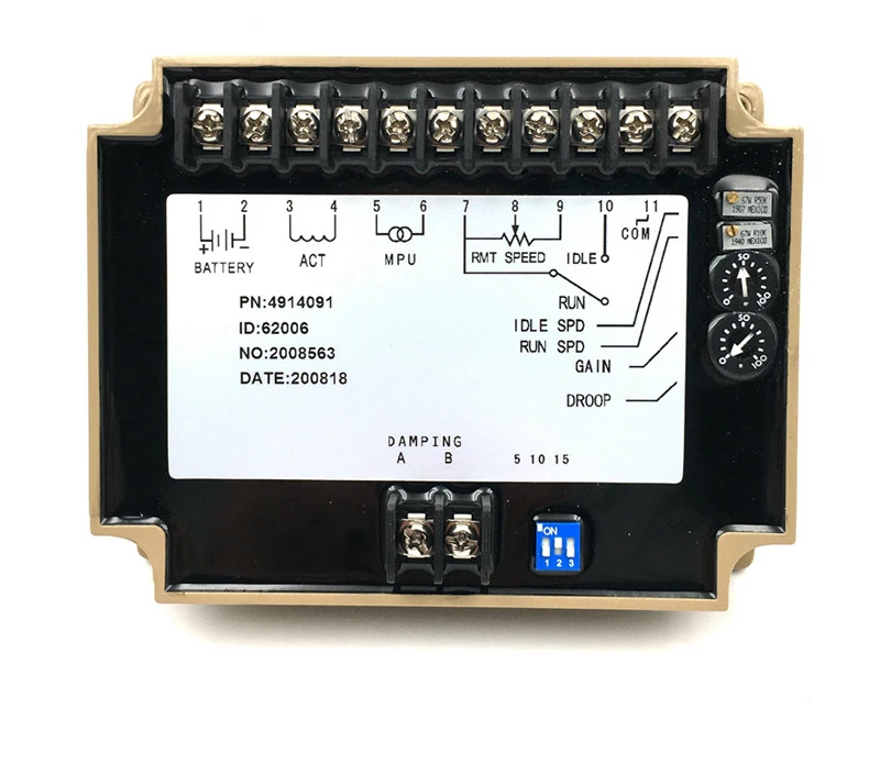 4914090 Плата управления скоростью 4914091 Генераторный комплект регулятора скорости