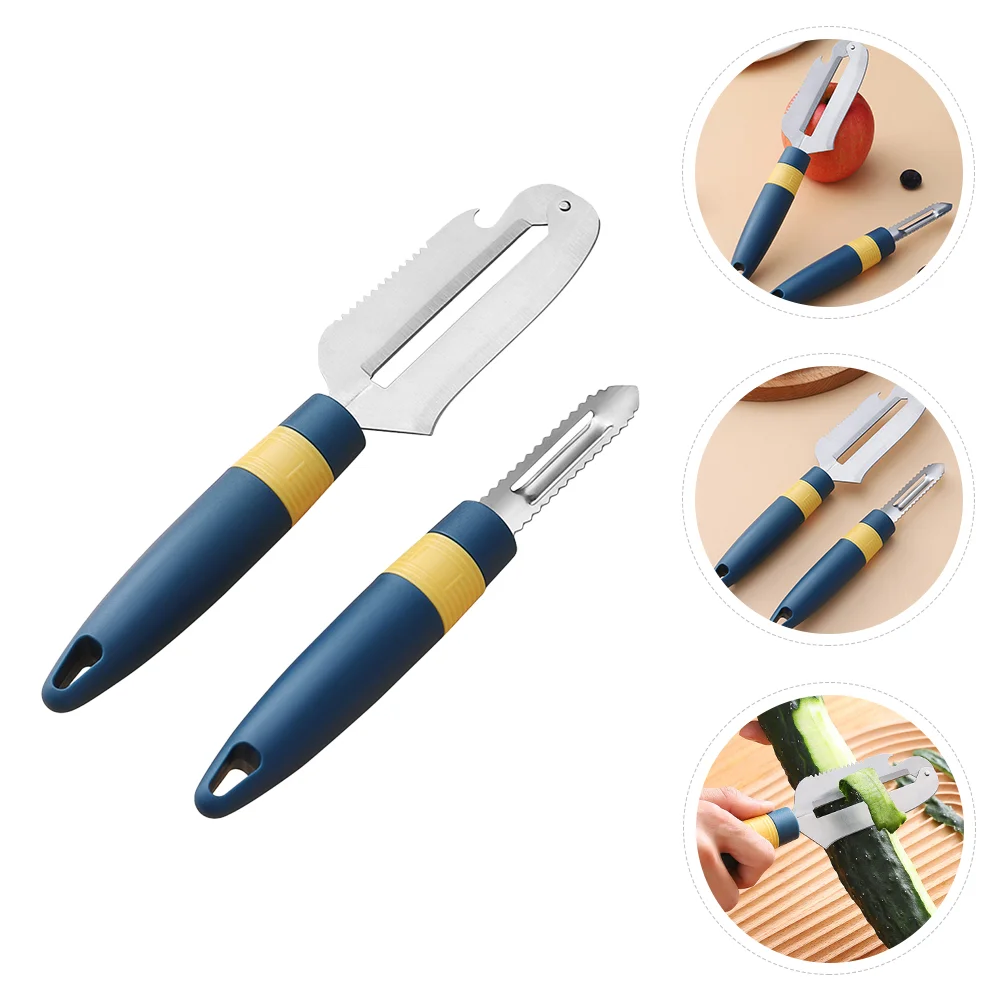 

2 Pcs Potatoe Peeler Y- Shaped Peeler Corn Peeler Potato Vegetable Peelers Potato Peeler Kitchen Gadget Fish Scales Chef knife