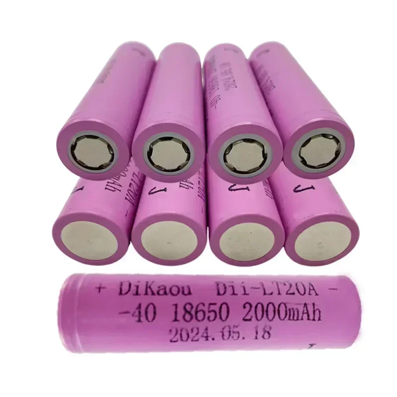 Фото Аккумуляторная батарея 18650 3.7V 2000mAh для фонарика, пульта дистанционного управления, игрушечной модели автомобиля -40 ° Низкотемпературная батарея + USB-зарядное устройство №5