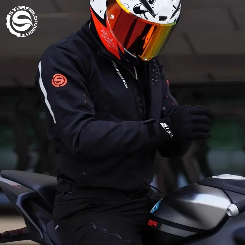Мотоциклетная зимняя одежда SFK для мужчин и женщин теплая мотоциклетная куртка