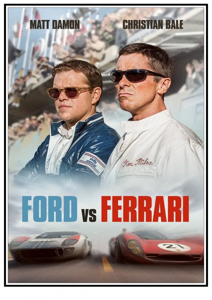 Ford v Ferrari художественный печатный плакат на холсте для гостиной Декор домашняя