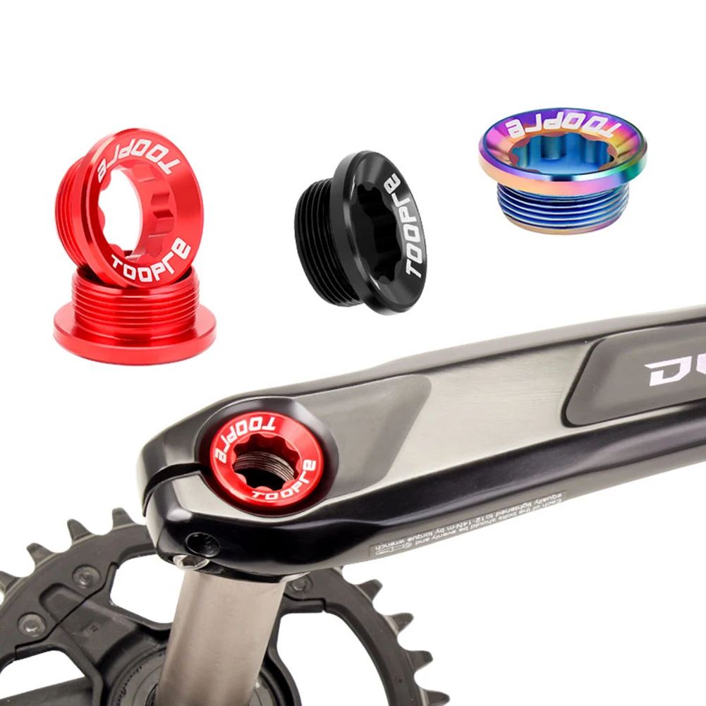 

M20x8mm MTB Mountain Bike Crank Cover Screw Cap Aluminum Alloy Crankset Fitting BB Bottom Bracket Fixing Bolt Crankset Case